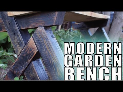 - How To Build A Garden Bench - DIY Woodworking Project For The Home
