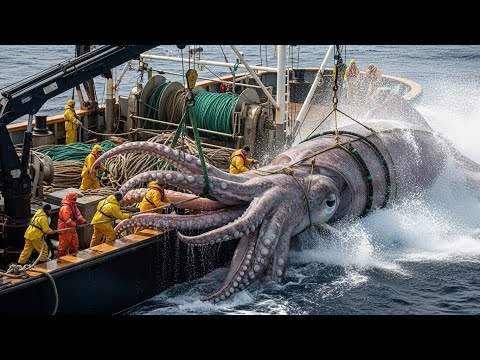 A 500kg Sea Monster Attacked Our Boat — Can You Believe It Was a Giant Squid?