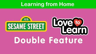 Sesame Street Love to Learn Double Feature DVD Ope
