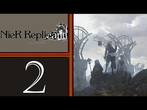 NieR Replicant playthrough pt2 - To the Lost Shrine! Meet Grimoire Weiss