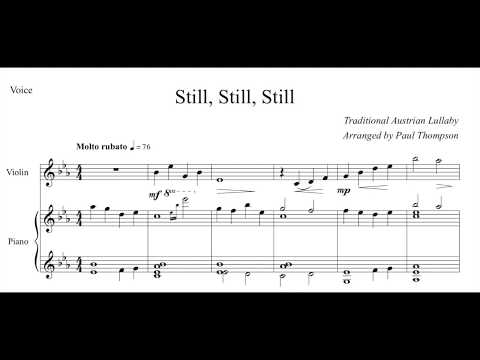 Still Still Still - Soprano Solo with piano and violin