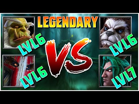 [LEGENDARY] LVL 7-6-6-6 In a 1v1 GAME? | WC3 | Grubby