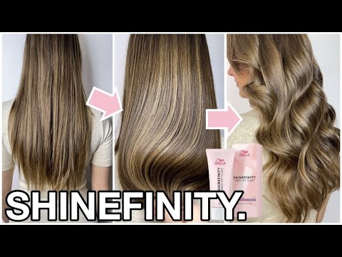 SHINEFINITY...new from Wella - zero lift, high shine glaze. Hair color like NEVER before!?