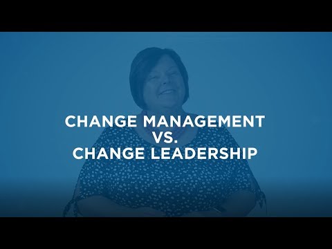 9P | Change Management vs Change Leadership