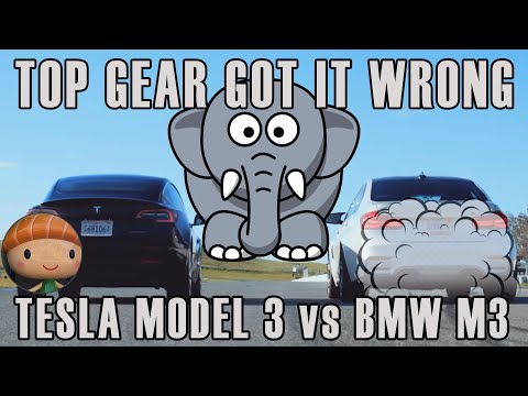 Tesla Model 3 VS BMW M3 Top Gear missed it!