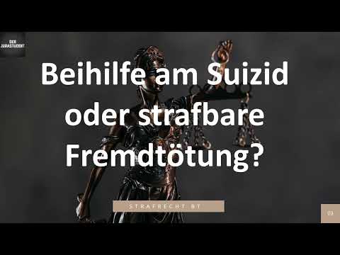 Teilnahme am Suizid oder Tötung auf Verlangen? I Strafrecht BT 3