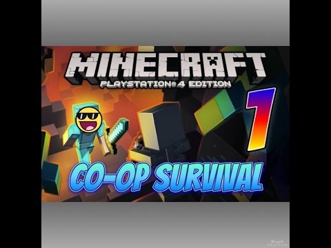 Minecraft PS4 Co-op Survival | Part 1 |RAVINE!!