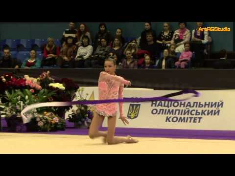 MAZUR Victoria (UKR) Ribbon - 2012 World Cup Kiev "Deriugina Cup" 2012-03-18 - HD1080 МАЗУР Виктория