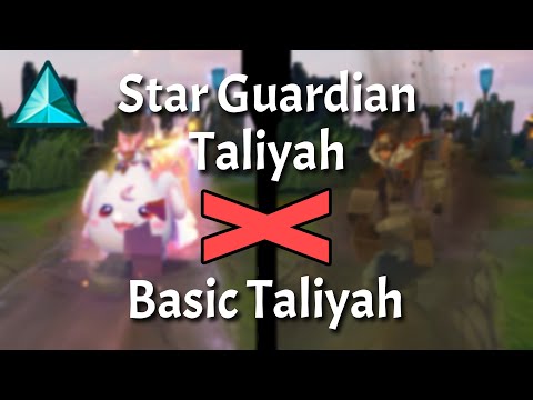 How is Star Guardian Taliyah DIFFERENT? | Skin Comparison