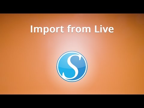 12 DesktopServer Import from Live