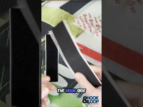 Part of a video titled What Side is What? Hook and Loop Tapes #hookandloop #velcrobrand ...