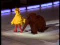 Sesame Street Big Bird And Snuffy Ice Skate