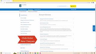 How to Order a Cheque on RBC Online Banking
