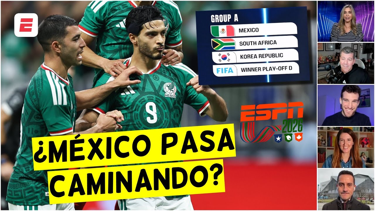 MÉXICO ABRE EL MUNDIAL 2026 contra SUDÁFRICA en el AZTECA y tiene un GRUPO FÁCIL | Exclusivos