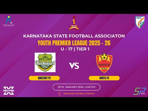KSFA | YOUTH PREMIER LEAGUE 2025 - 26 | U - 17 | TIER 1 | KICKSART FC VS ROOTS FC (RED)