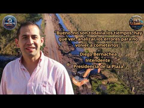 No son los tiempos (Diego Bernachea  - Intendente Presidencia de la Plaza)