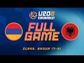 LIVE Armenia V Albania FIBA U20 EuroBasket 2026 Division B Class Group 17 21