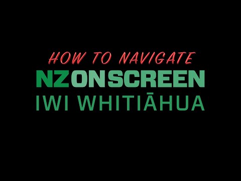 NZ On Screen: Navigating NZ On Screen