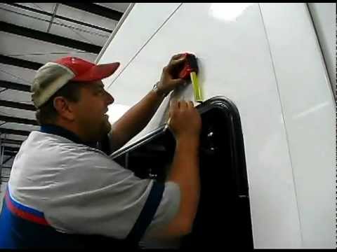 RV Window Awning Installation