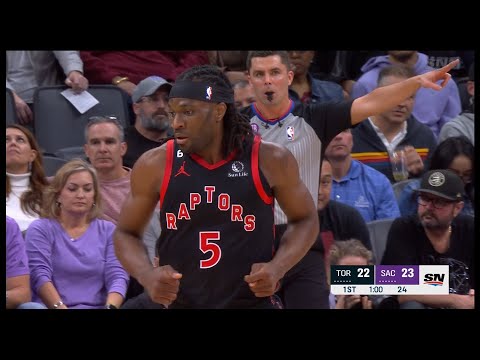Precious Achiuwa With the Monster FLUSH! - Raptors vs Kings | 1/25/2023