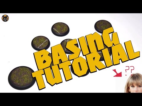 SIMPLE patchy Earth BASE for Guildball or BloodBowl