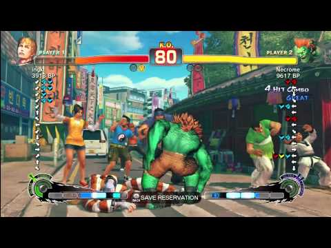 SSF4 - ingk (Cody) vs. Necrome (Blanka)