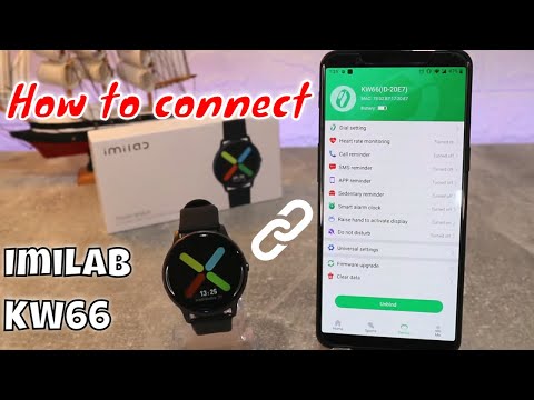 How to connect Imilab KW66 to phone with Glory Fit Andorid App