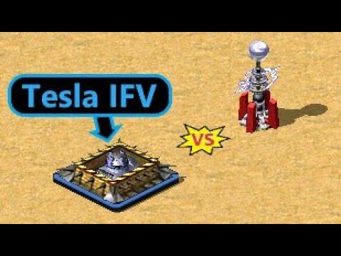 Bunker Tesla IFV vs Tesla Coil - Red Alert 2