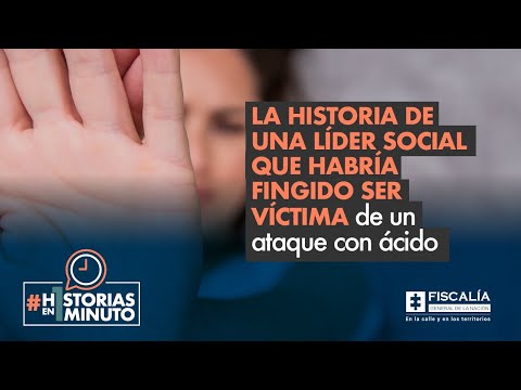 La historia de una líder social que habría fingido ser víctima de un ataque con ácido