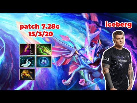 Iceberg Puck Mid - DOTA 2 7.28c - MMR rank - Dota2 Gameplay Learn To PRO dota2]