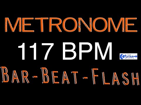 117 BPM FREE Metronome Best Free Online Metronome  Beats Per Minute Counter Flash Drummers Metronome
