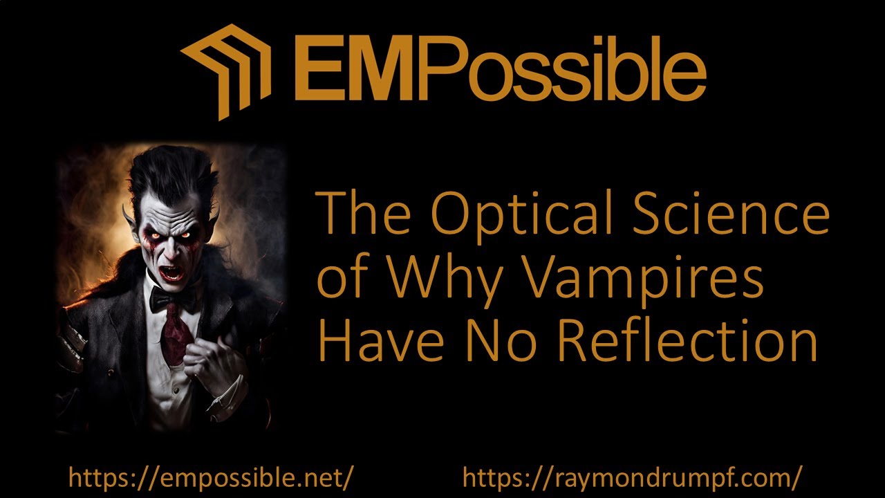 The Optical Science of Why Vampires Have No Reflection