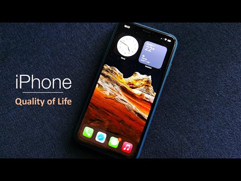 Image for YouTube video with title 1st time iPhone user.  Quality of life stuff viewable on the following URL https://youtu.be/DZZj6VsCO_Y