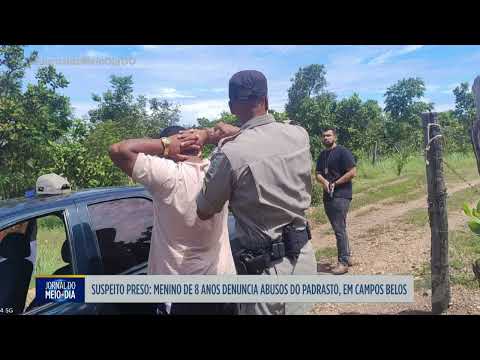 Padrasto é preso suspeito de abusar de menino de oito anos em Campos Belos