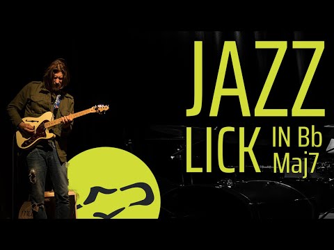 Easy Jazz Lick in Bbmaj7