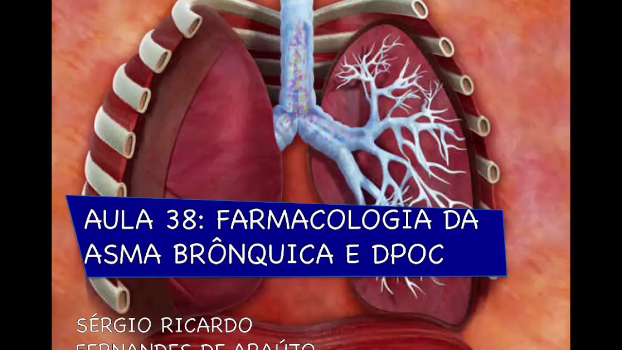 Curso de Farmacologia: Aula 38 -  Farmacologia da asma e DPOC (1a  parte)