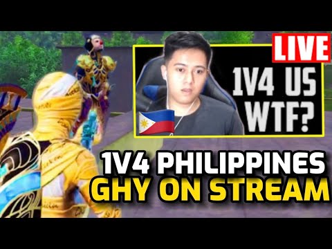 [1v4]🔥LIVE STREAMER FROM PHILIPPINES 🇵🇭 GHY vs IMPEL IN PUBG MOBILE!!! @pubghyplays