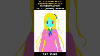 3人目/152人(開始時現在)　赤羽葉子さん　#にじさんじ五十音順に描いたら渡会雲雀の時には画力上がってる説