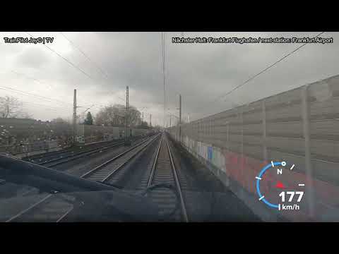 Cabview ICE: Cologne - Frankfurt Airport | TrainPilot Jay©