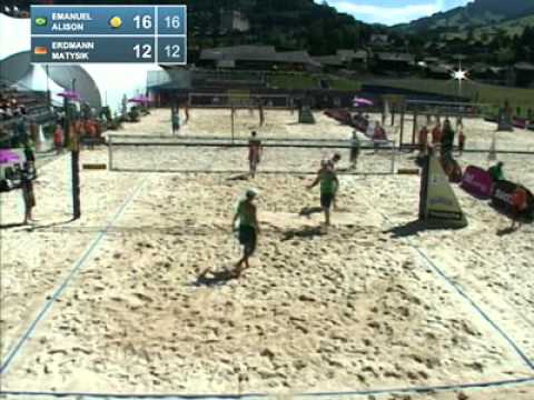 Emanuel-Alison BRA vs. Erdmann-Matysik GER Pool J Grand Slam Gstaad WORLD TOUR 2011