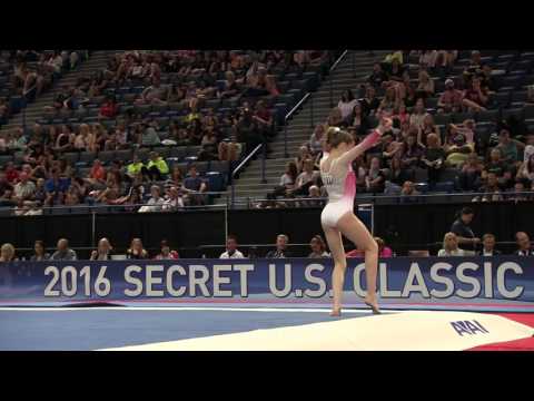 Caitlin Smith - Floor Exercise - 2016 Secret U.S. Classic - Junior