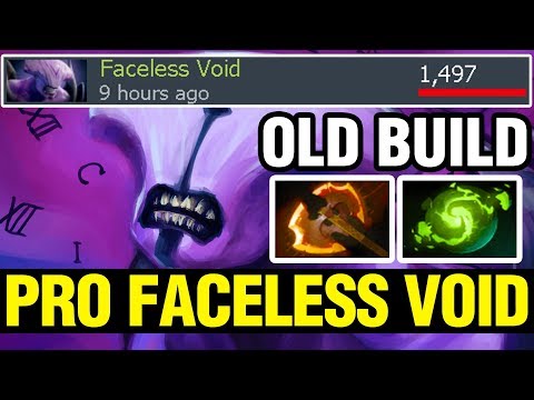 PRO FACELESS VOID - 1500 MATCHES - OLD BUILD - Dota 2