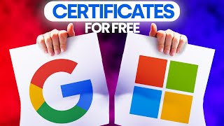 HOW TO GET FREE GOOGLE & MICROSOFT CERTIFICATES (Full Guide)