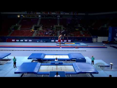 CHARTIER Jeremy (CAN) M - 2022 Trampoline Worlds, Sofia (BUL) - Q Trampoline Exercise 2