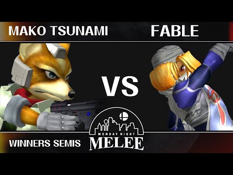 MNM 389 - Losers Quarters - mako tsunami (Fox) VS Fable (Sheik) - SSBM