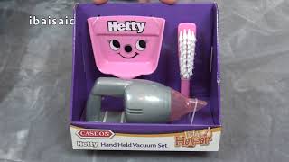 Hetty Hand Held Toy Vacuum Cleaner By Casdon Demonstration