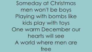 Justin Bieber -  Someday at christmas w/ lyrics