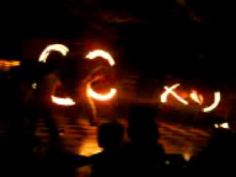 fueguero kendo fire Charito beach- Alf and Elf