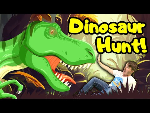 Dinosaur Scavenger Hunt | Educational Videos for Kids by Papa Joel's English