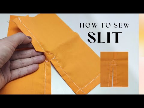 how to sew a French Seam with a split | DIY step by step sewing tutorial for a Professional Finish